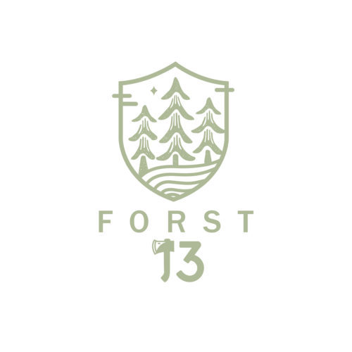 Forst13 Branding Logodesign Logo CI Forstbetrieb