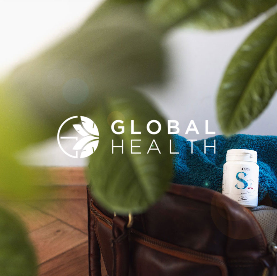 Nahrungsergänzungsmittel Branding Grafikdesign Sangoshop Produktfotografie