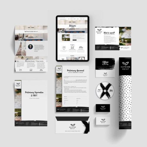 Branding Redesign Corporate Identity Real Estate Bauunternehmen Geschäftsausstattung