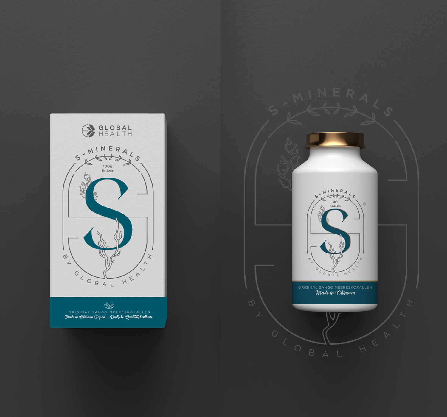 Verpackungsdesign Redesign Branding Logo Fotografie Nahrungsergänzungsmittel